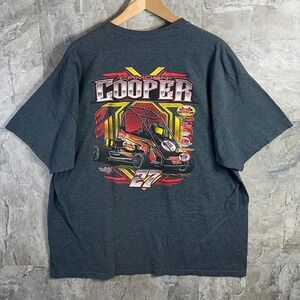 NASCAR Racing‎ Grey and red Camden Cooper 2XL  #27 tee #racing